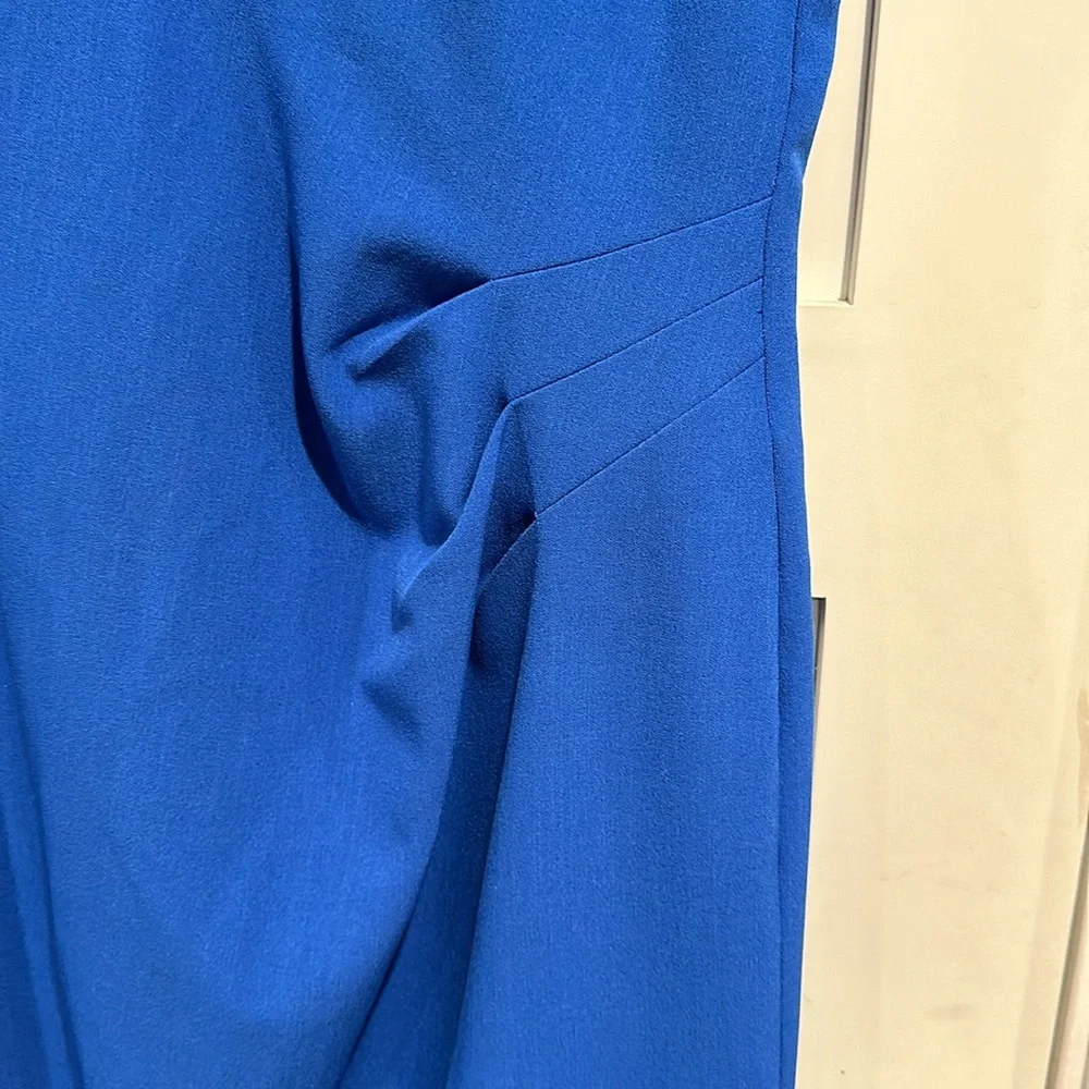 Adrianna Papell Midi Blue Dress - Picture 2 of 8